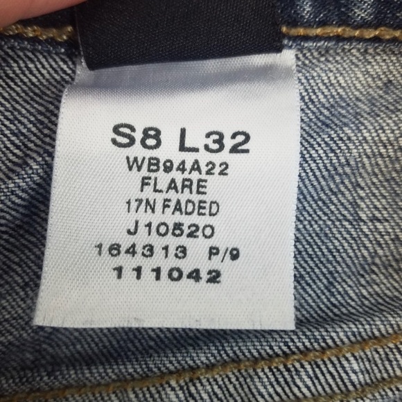 🌟3/$15🌟 Calvin Klein Blue Flare Jeans - Picture 5 of 6